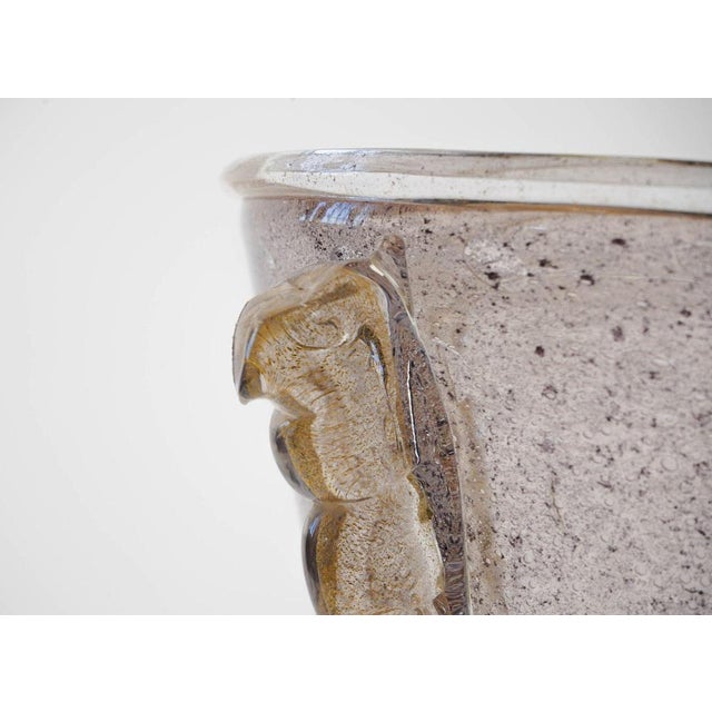 Large Pulegoso and Bullicante Murano Glass Vase or Ice Bucket from Barovier & Toso For Sale - Image 4 of 18