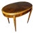Art Deco Oval Side / Coffee Table, 1920 For Sale