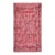 1970s Vintage Turkish Oushak Handmade Wool Cotton Red Area Rug For Sale