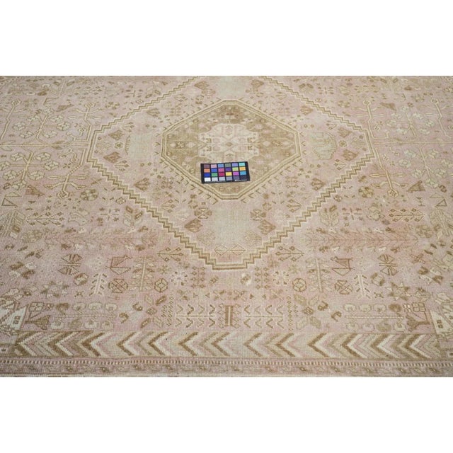 Fine Persian Qashqai Rug 6'10'' X 9'6'' For Sale - Image 9 of 10