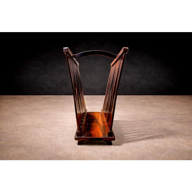 Brazilian Modern Magazine Rack in Rosewood, Unknown, 1960s For Sale - Image 11 of 11