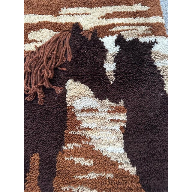 1970s Vintage Artistic Hand Knotted Tapestry, 1970s For Sale - Image 5 of 17