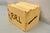 Brown Late 20th Century RRL Wooden Sliding Lid Crate Ralph Lauren? Perishable Burn Mark Storage Box For Sale - Image 8 of 12