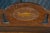 Antique Edwardian Walnut Neoclassical Inlaid Washstand Cabinet With Marble Top & Mirror For Sale - Image 6 of 18