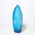 Mid-Century Hand-Blown Cerulean Blue Murano Glass Vase W/ Battuto Texturing For Sale - Image 11 of 16