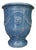 French Anduze Planter Blue 15” X 17” by La Madeleine For Sale