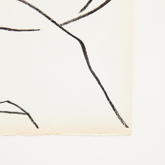 Françoise Gilot, Untitled, Lithograph, 1951, Paper, Framed For Sale - Image 7 of 9