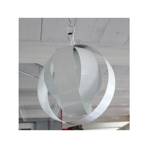 White Vintage Ring Pendant, 1970s For Sale - Image 8 of 12