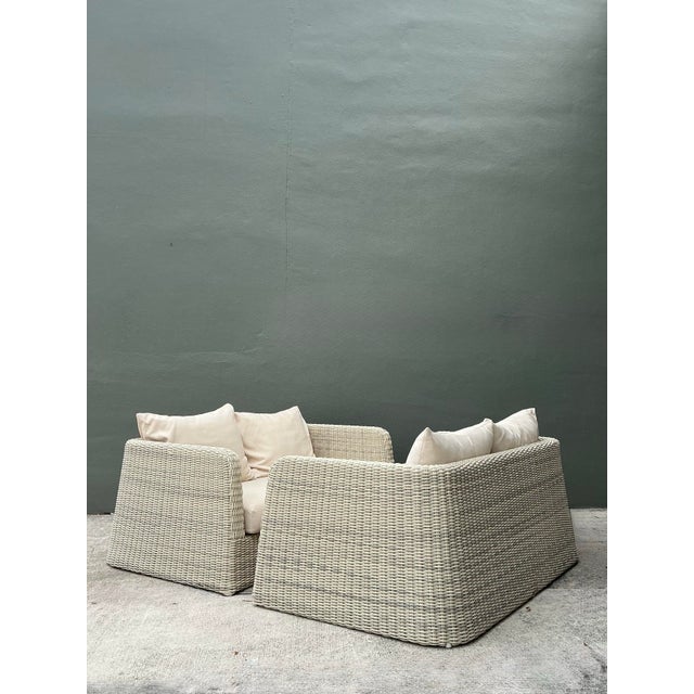 Taupe Vintage Janus Et Cie “Zeya” Two Seat Sofa For Sale - Image 8 of 12