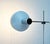 Silver Mid-Century Modern German Minimalist White and Chrome Table Lamp from Kaiser Leuchten, 1960s For Sale - Image 8 of 18