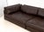 Late 20th Century Stendig Brown Leather Three-Seat Sofa For Sale - Image 5 of 9