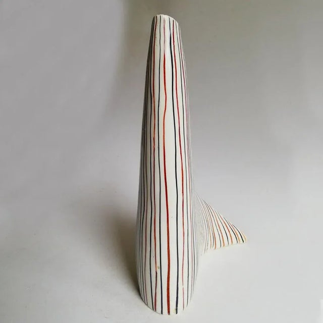 Ceramic Italian Ceramic Vase by Giulio Guerrieri, 1952 For Sale - Image 7 of 8