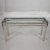 Modern Console Sofa Table Chrome Rectangle With Glass Top Style of Pace or Karl Springer For Sale - Image 13 of 13