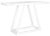 Modern Modern A Frame Console in White For Sale - Image 3 of 4