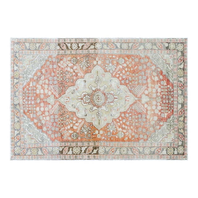 1960s Turkish Oushak Rug For Sale