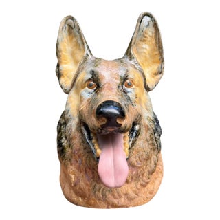 Porcelain German Shephard Bust by Zaphir, a Line by Lladro, Spain, 1970s For Sale