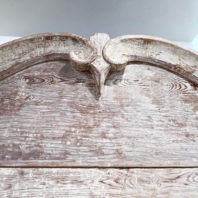 Wood 19th Century Swedish Tall Case Antique Secretaire For Sale - Image 7 of 10