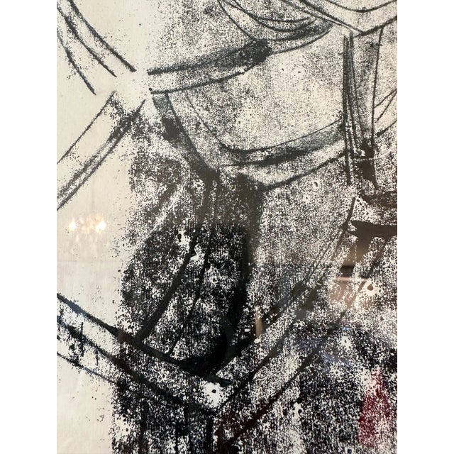 Paper Monochromatic Harry Bertoia Print For Sale - Image 7 of 10