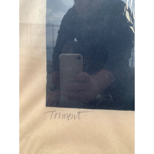 Printmaking Materials Leonard Baskin “Torment”, 1959 Woodcut on Paper For Sale - Image 7 of 8