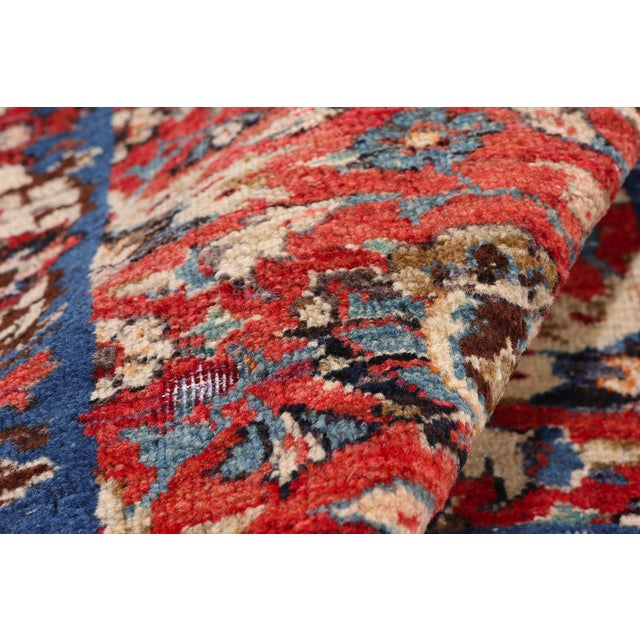 Antique Persian Mashhad Rug, 03'05 X 12'01 For Sale In Dallas - Image 6 of 10