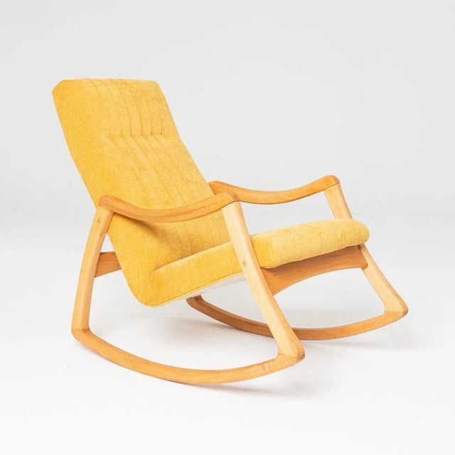 1960s Czech Rocking Chair attributed to Ton, 1960s For Sale - Image 5 of 12