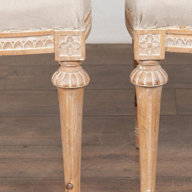 Pair, 19th Century Swedish Gustavian Tabouret Stools For Sale - Image 9 of 11