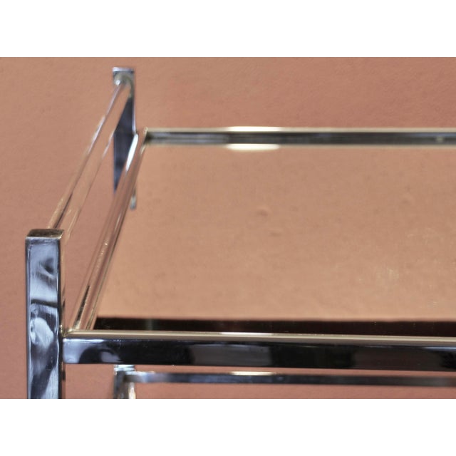 Art Deco Bar Cart attributed to Jacques Adnet, 1930s For Sale - Image 10 of 13