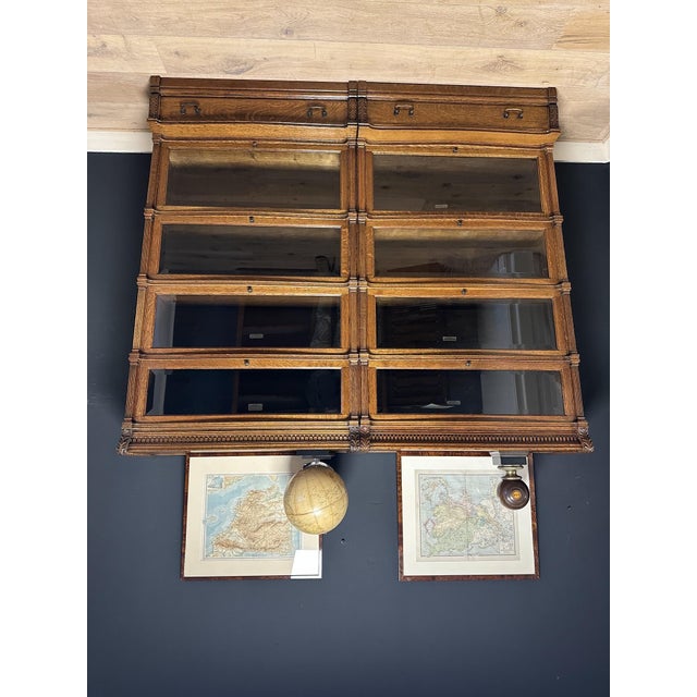 Stackable Display Bookcase from Globe Wernicke, 1890s, Set of 12 For Sale - Image 15 of 16
