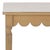 Spritely Home Heaven Scalloped Accent Table in Desert Brown For Sale - Image 4 of 8