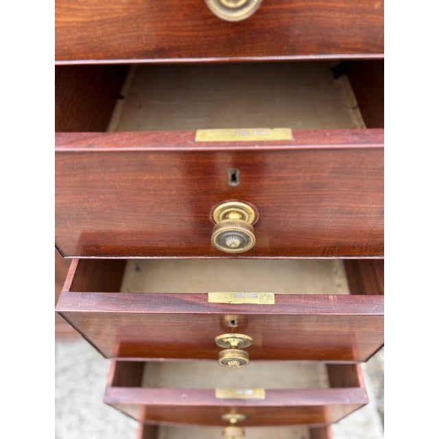 Wood George III Mahogany Gentleman's Press, 1790s For Sale - Image 7 of 13