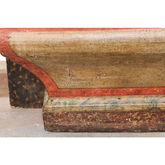 18th C. Brazilian Console With Original Paint For Sale - Image 9 of 13