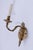 French Pair of Antique French Style Brass Electrified Wall Sconces For Sale - Image 3 of 12