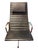 2000 - 2009 Herman Miller Eames Aluminum Group Ea 124 High-Back Ribbed Leather Lounge Chair For Sale - Image 5 of 8