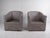 1970s Pair of Mid-Century Modern Barrel Back Lounge Chairs - 2 Pieces For Sale In New York - Image 6 of 7