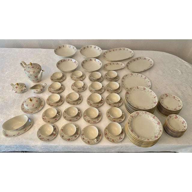 Ivory Mid 20th Century Schumann Bavaria Azberg Sch745 China Set- 105 Pieces "Mint" Condition For Sale - Image 8 of 12