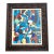 Contemporary Original Stephen Heigh Abstract Painting “Jazz & Blues” Vintage Chunky Carved Wood Frame For Sale