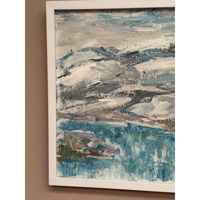 Erik Lo, Landscape, 1960s, Oil on Canvas, Framed For Sale - Image 15 of 18