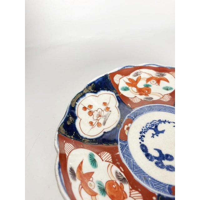 19th Century Japanese Plate and Bowl Set, Set of 2 For Sale - Image 10 of 17