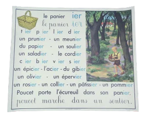 French School Lesson Poster