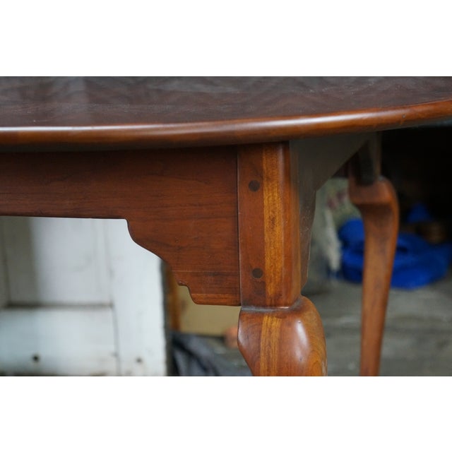 Lexington Furniture Vintage Lexington Bob Timberlake Cherry Queen Anne Farmhouse Dining Table 94" For Sale - Image 4 of 18