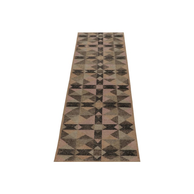 A 3x10 hand-knotted wool runner from Rug & Kilim’s Homage Collection; a vital new textural encyclopedia of styles. On the...