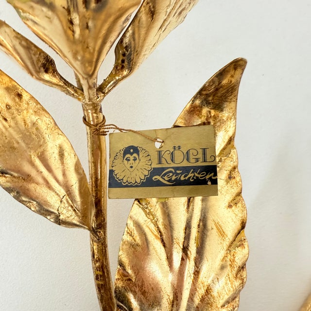 Vintage Hollywood Regency Wall Lamp from Hans Kögl, 1960s For Sale - Image 12 of 16