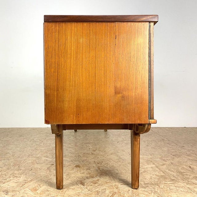 Brown Mid-Century Teak Sideboard from Beautility, 1960s For Sale - Image 8 of 10