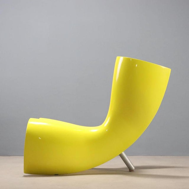 Vintage Cappellini Felt Chair by Marc Newson, Italy, 1990s For Sale - Image 4 of 10