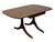 Brown Craddock Furniture Solid Mahogany Traditional Duncan Phyfe Style 70" Drop Leaf Pedestal Dining Table W. Self Storing Leaf For Sale - Image 8 of 12