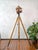 Searchlight Spotlight Floor Lamp in Copper and Brass on Wooden Tripod by Francis Bolton, 1930s For Sale - Image 3 of 18