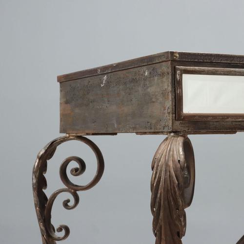 Iron and Mirror Console Table For Sale - Image 5 of 14