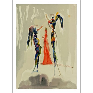 1960 Dali Woodcut Paradise 27 the Glory Father For Sale