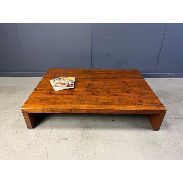 Large Coffee Table in Bamboo attributed to Axel Vervoordt, 1980s For Sale - Image 4 of 14