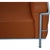 LC3 Lounge Chair in Cognac Bizon Leather by Le Corbusier, 1990s For Sale - Image 10 of 17